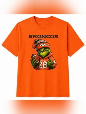 DENVER BRONCOS Grinch Football Tee
